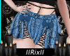 Chained Skirt Blue