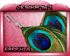 *Earrings|Peacock