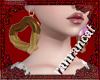 +heart churros earrings