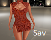 Red Jeweled Dress RL