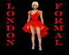 London~Pet's Red Dress
