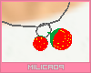 !M Strawberries Necklace