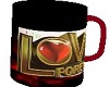 red love cup with postes
