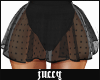 JUCCY Polka Skirt BLACK