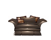Brown Poseless Ottoman