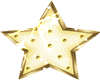 Loki Gold Star Lamp