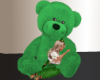 Green Cuddle Bear
