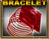 Red Ruby Slab Bracelet