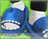 Shark Slippers - Blue F
