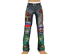 Mens Muscled Hippy Jean
