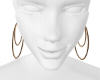 Gold hoop earrings