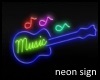 Neon music sign v2