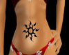 tattoo tribal sun belly