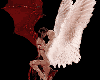 Angel and Demon sticker