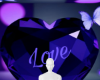 Blue love background