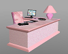 Pink desk