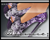 *B* Foil Heels Purple