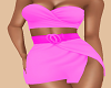 Pink Split Dress