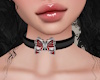 +Blissful Choker - red