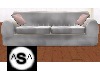 Gray rose couch