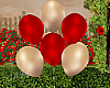 Red & Gold Balloons