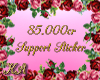KA| 85k Support Sticker