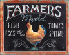 Vintage Farmers Egg Sign