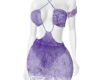 Purple Sexy Lace Dress