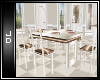 JD RE White Dining Table