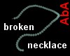 [aba] Broken snake neckl