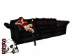 *S* Comphy Couch Blk/Red
