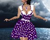 SR- Purple Polka Dress
