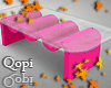 Wave Deep Pink Table