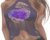 Purple Rose Sheer Top