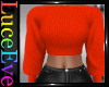 Orange Oinlia Sweater