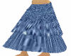 Jean Skirt-dark blue