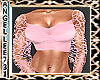 PINK LACED CROP  TOP F