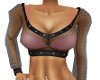 pink and black mesh top