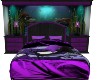 Black and Purple Bed