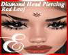 DIAMOND HEAD PIERCNG RED