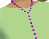 V Necklace Purple
