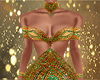 A* GoldenGreen Gown