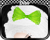 *D* Green Lace Bow