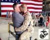 Gay Homecoming Kiss USMC