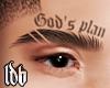 God's Plan Face Tattoo