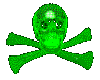 Toxic Green skull