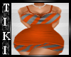 XBM ORANGE VIXEN DRESS