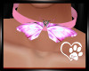 Pink Butterfly Choker