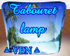 Tabouret lamp island
