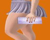 !   GRAY  MINI  PURSE